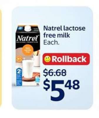 Natrel Lactose Free Milk