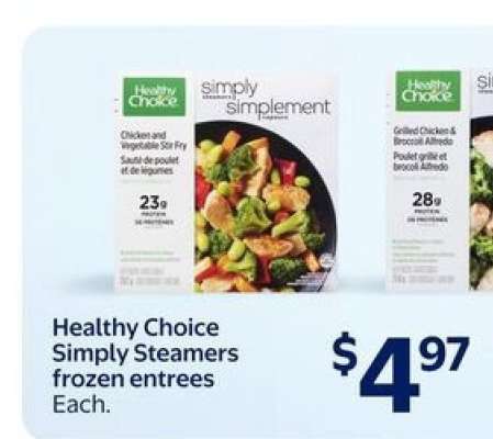 Healthy Choice Simply Steamers Frozen Entrees