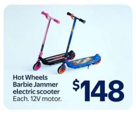 Hot Wheels Barbie Jammer electric scooter