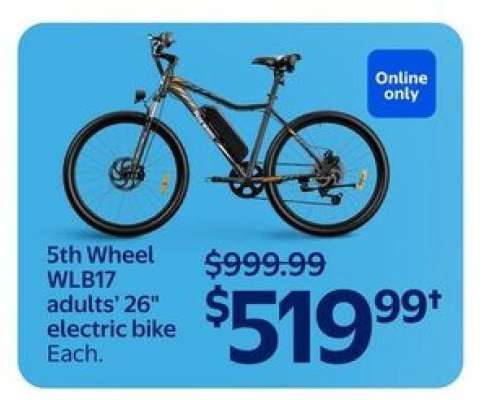 5th Wheel WLB17 adults' 26" electric bike