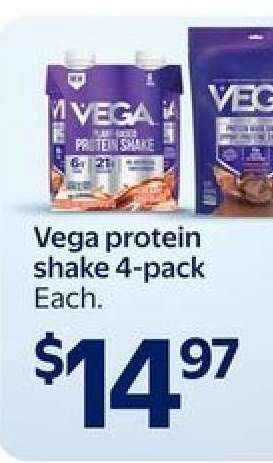 Vega protein shake 4-pack