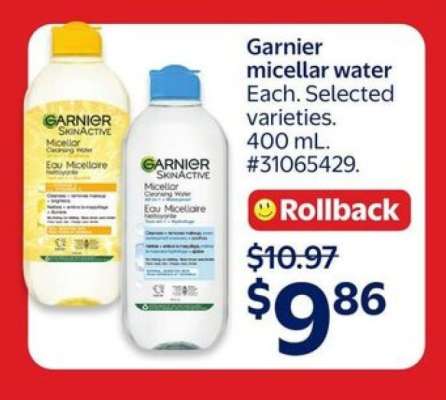 GARNIER MICELLAR WATER