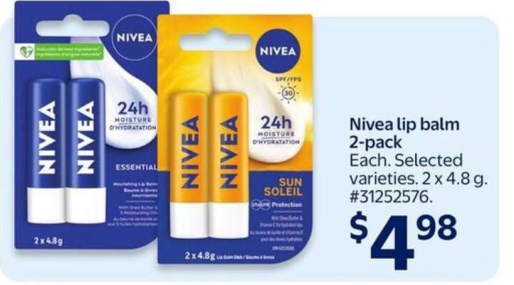 Nivea lip balm 2-pack