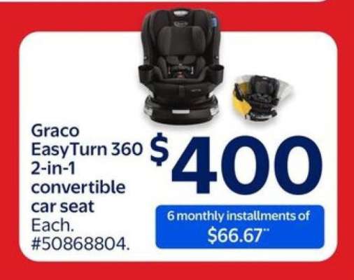 Graco EasyTurn 360 2-in-1 Convertible Car Seat