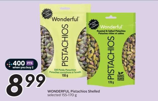 WONDERFUL Pistachios Shelled