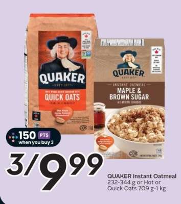 Quaker Instant Oatmeal