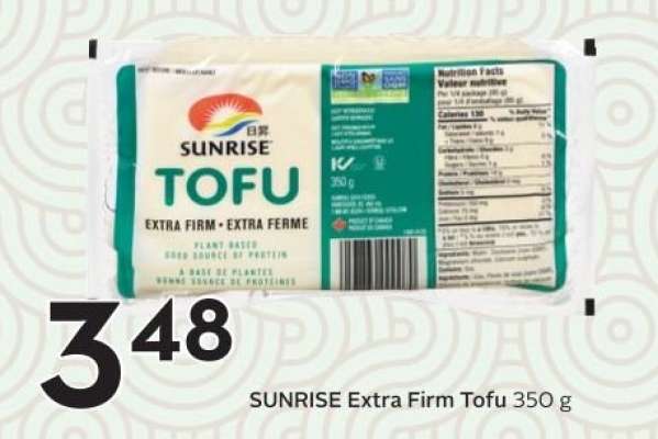 SUNRISE EXTRA FIRM TOFU 350 g
