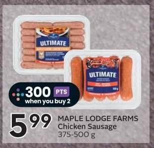 MAPLE LODGE FARMS Chicken Sausage