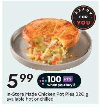 In-Store Made Chicken Pot Pies