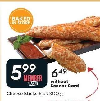 Cheese Sticks 6 pk 300 g