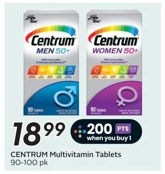 CENTRUM Multivitamin Tablets