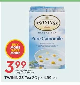 TWININGS Tea 20 pk
