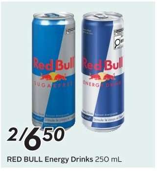 RED BULL ENERGY DRINKS, 250 mL