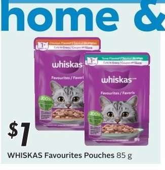 WHISKAS Favourites Pouches 85 g