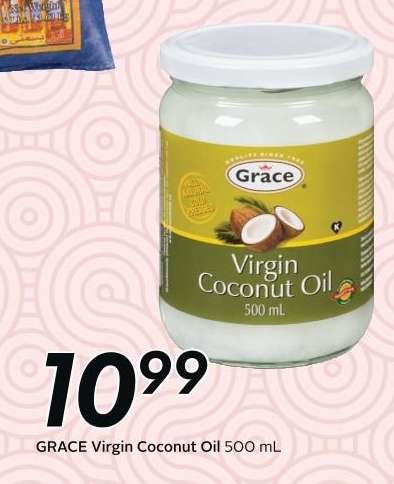 GRACE VIRGIN COCONUT OIL, 500 mL