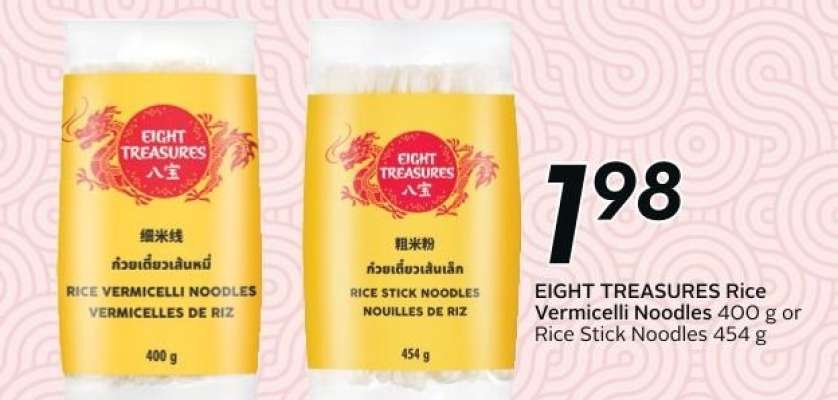 EIGHT TREASURES Rice Vermicelli Noodles or Rice Stick Noodles