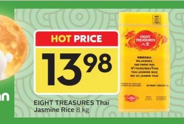 Eight Treasures Thai Jasmine Rice 8 kg