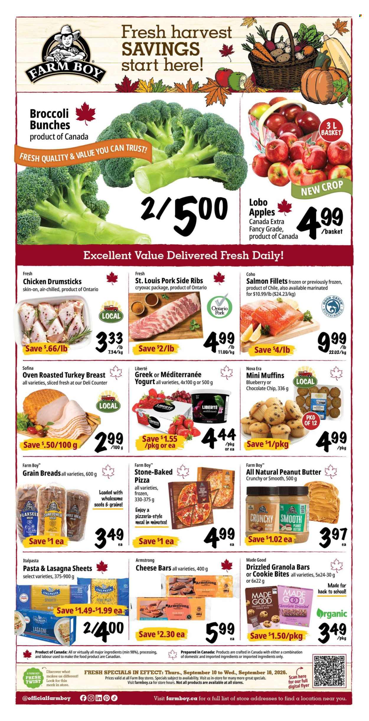 Farm Boy flyer  - September 10, 2026 - September 16, 2026. Page 1