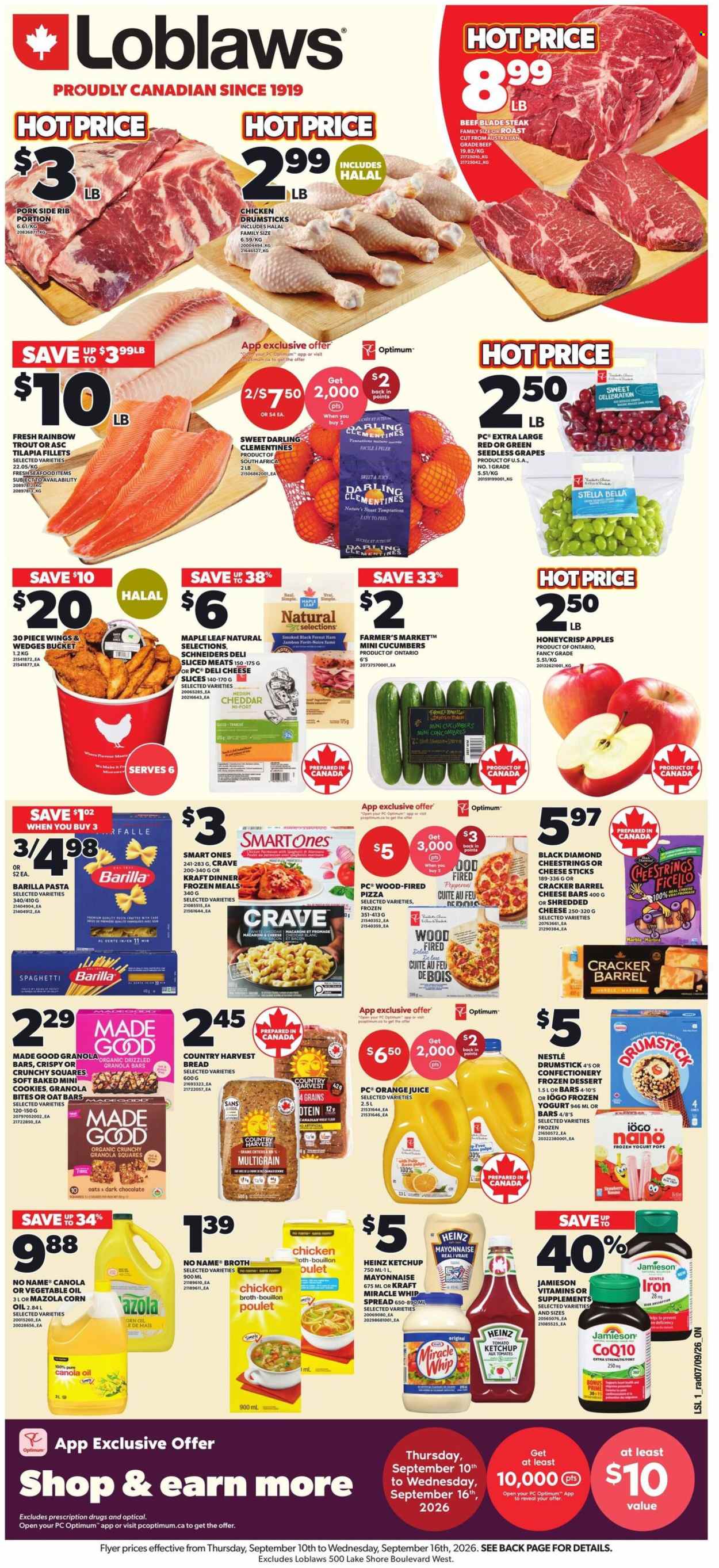 Loblaws flyer  - September 10, 2026 - September 16, 2026. Page 1