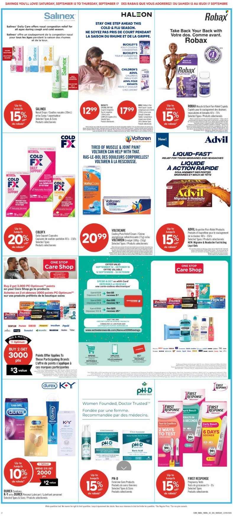 Shoppers Drug Mart flyer  - September 12, 2026 - September 17, 2026. Page 15