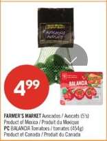 FARMER'S MARKET Avocados / Avocats (5's)