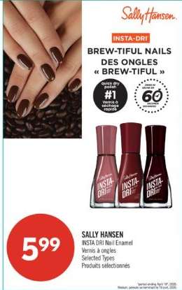 SALLY HANSEN INSTA-DRI NAIL ENAMEL