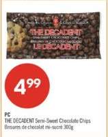 PC THE DECADENT Semi-Sweet Chocolate Chips