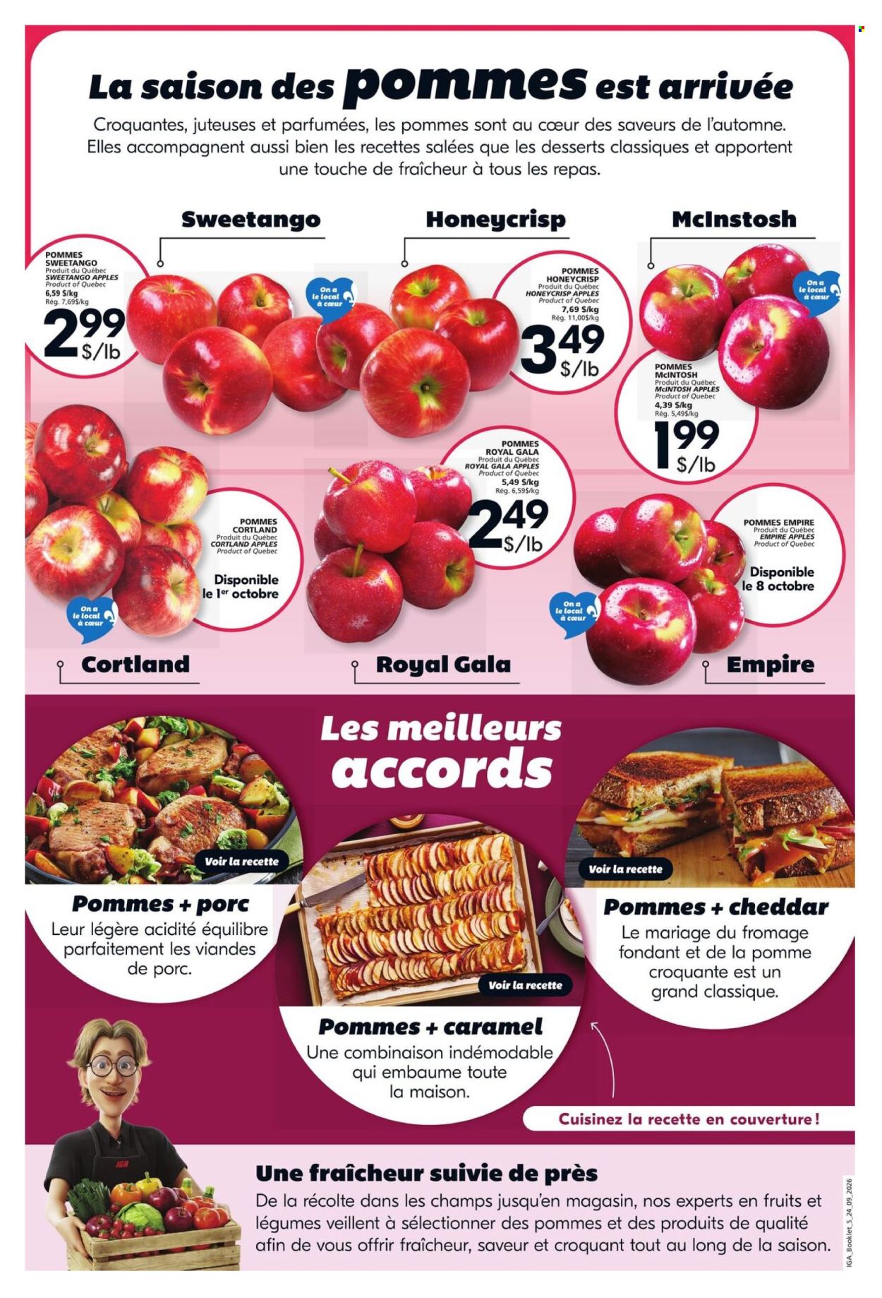 IGA flyer  - September 24, 2026 - October 14, 2026. Page 5