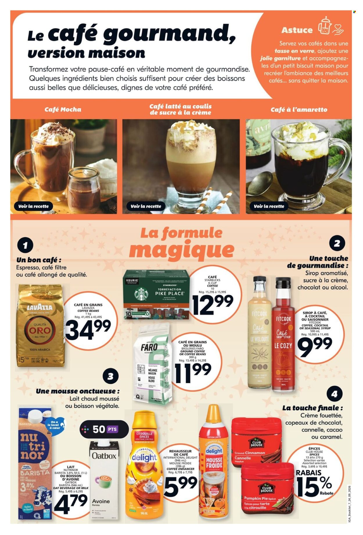IGA flyer  - September 24, 2026 - October 14, 2026. Page 7
