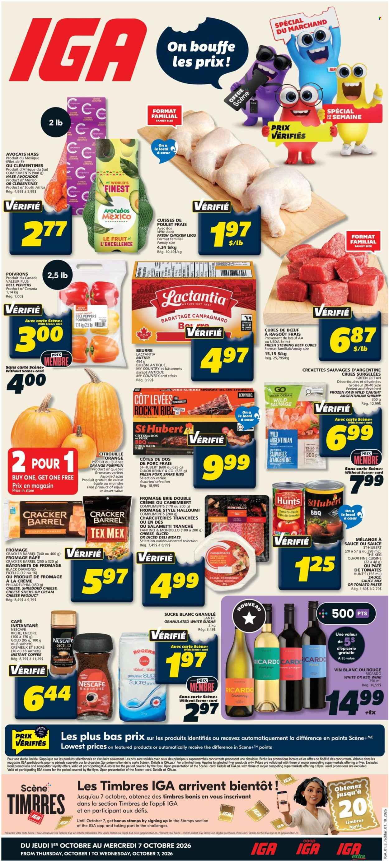 IGA flyer  - October 01, 2026 - October 07, 2026. Page 1