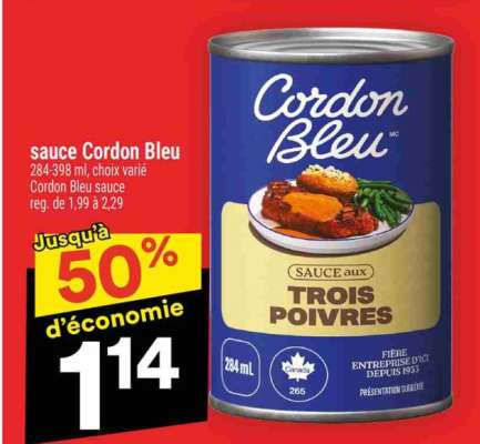 sauce Cordon Bleu