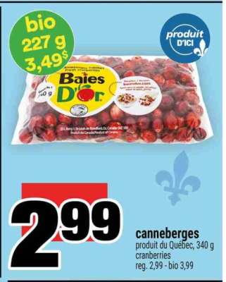 canneberges