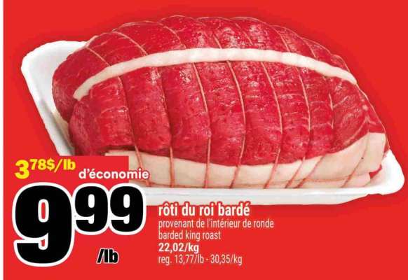 rôti du roi bardé