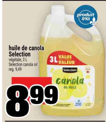 HUILE DE CANOLA SELECTION