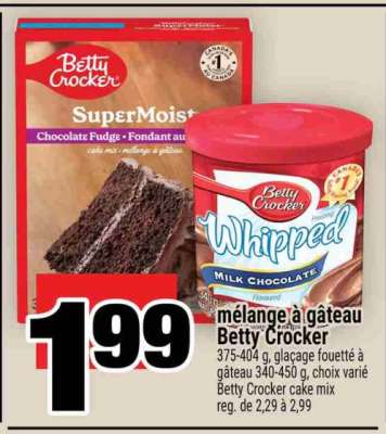 MÉLANGE À GÂTEAU BETTY CROCKER