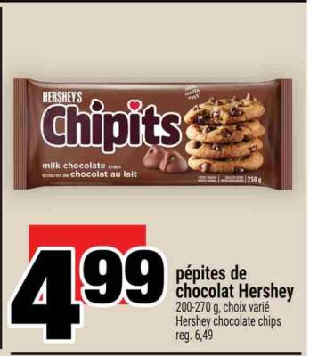 pépites de chocolat Hershey