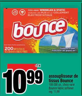 Assouplisseur de tissus Bounce