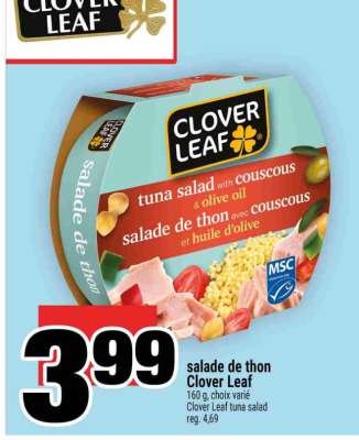 SALADE DE THON CLOVER LEAF
