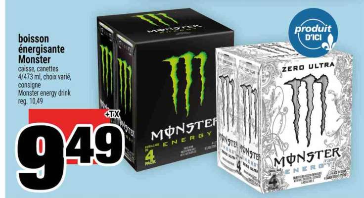 Boisson Énergisante Monster