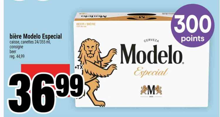 bière Modelo Especial