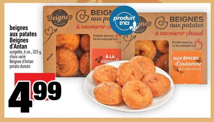 beignes aux patates Beignes d'Antan