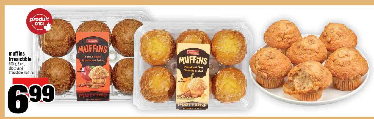 MUFFINS IRRÉSISTIBLE