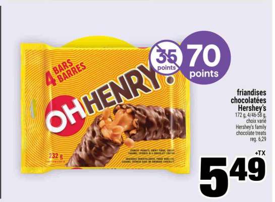 friandises chocolatées Hershey’s