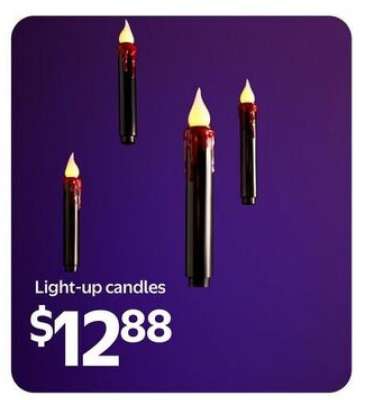 Light-up candles