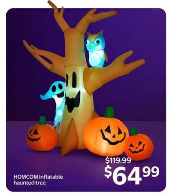 HOMCOM inflatable haunted tree