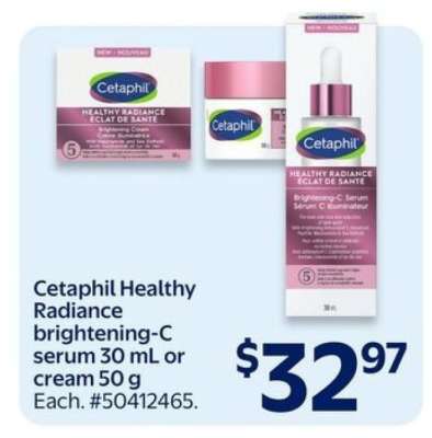 Cetaphil Healthy Radiance brightening-C serum or cream