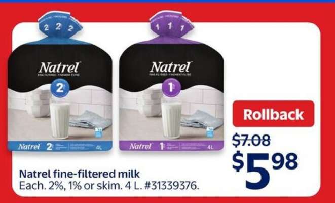 NATREL FINE FILTERED MILK
