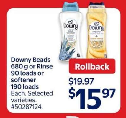 Downy Beads or Rinse or Softener