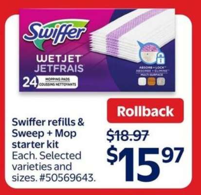Swiffer Refills & Sweep + Mop Starter Kit