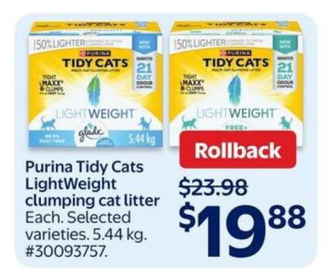 Purina Tidy Cats LightWeight Clumping Cat Litter